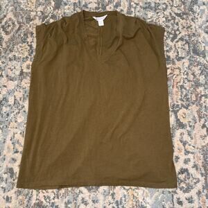 Athleta Outbound Twist Tee- Medium- Green